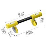 Maxbell Inner Thigh Exerciser Men Buttocks Home Gym Multipurpose Hip Training Device