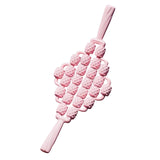 Maxbell Massage Roller Stick Shoulders Body Thighs Buttocks Fitness Gym Massage Tool Pink