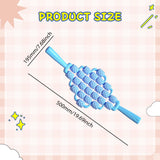 Maxbell Massage Roller Stick Shoulders Body Thighs Buttocks Fitness Gym Massage Tool blue