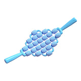 Maxbell Massage Roller Stick Shoulders Body Thighs Buttocks Fitness Gym Massage Tool blue