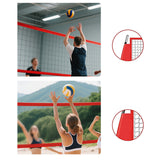 Maxbell Portable Volleyball Net Set Volleyball Practice Net for Backyard Sports Yard
