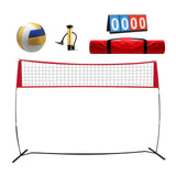 Maxbell Portable Volleyball Net Set Volleyball Practice Net for Backyard Sports Yard
