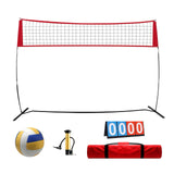 Maxbell Portable Volleyball Net Set Volleyball Practice Net for Backyard Sports Yard