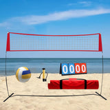 Maxbell Portable Volleyball Net Set Volleyball Practice Net for Backyard Sports Yard