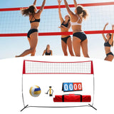 Maxbell Portable Volleyball Net Set Volleyball Practice Net for Backyard Sports Yard