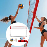 Maxbell Portable Volleyball Net Set Volleyball Practice Net for Backyard Sports Yard