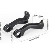 Maxbell Bike Bar Ends for 21.8-22.2mm Aluminum Alloy Non Slip Bicycle Handlebar Ends