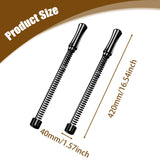 Maxbell 2Pcs Ropeless Battle Ropes Training Ropes for Indoor Outdoor Home Gym Sports Black