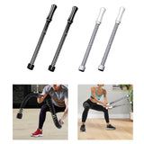 Maxbell 2Pcs Ropeless Battle Ropes Training Ropes for Indoor Outdoor Home Gym Sports Black