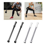 Maxbell 2Pcs Ropeless Battle Ropes Training Ropes for Indoor Outdoor Home Gym Sports Black