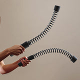 Maxbell 2Pcs Ropeless Battle Ropes Training Ropes for Indoor Outdoor Home Gym Sports Black