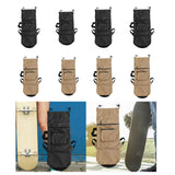 Maxbell Skateboard Carry Case Folding Pouch Organizer for Deck Travel Outdoor Sports Large Black