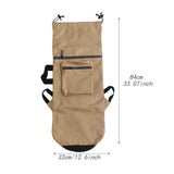 Maxbell Skateboard Carry Case Folding Pouch Organizer for Deck Travel Outdoor Sports Small Khaki
