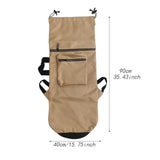 Maxbell Skateboard Carry Case Folding Pouch Organizer for Deck Travel Outdoor Sports Surfskate Khaki