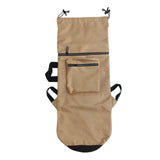 Maxbell Skateboard Carry Case Folding Pouch Organizer for Deck Travel Outdoor Sports Longboard Khaki