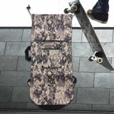 Maxbell Skateboard Carry Case Accessories Shoulder Bag for Enthusiasts Outdoor Skate Surfskate Grey