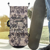 Maxbell Skateboard Carry Case Accessories Shoulder Bag for Enthusiasts Outdoor Skate Surfskate Grey