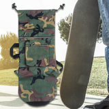 Maxbell Skateboard Carry Case Accessories Shoulder Bag for Enthusiasts Outdoor Skate Large Green
