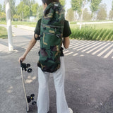 Maxbell Skateboard Carry Case Accessories Shoulder Bag for Enthusiasts Outdoor Skate Longboard Green