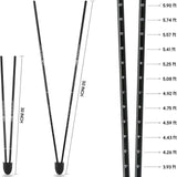 Maxbell Golf Swing Trainer Supplies Improve Swing Skills for Indoor Outdoor Practice Black