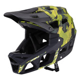 Maxbell Full Face Bike Helmet Ventilation Protection Gear Bicycle Helmet for Outdoor Yellow Green