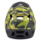 Maxbell Full Face Bike Helmet Ventilation Protection Gear Bicycle Helmet for Outdoor Yellow Green