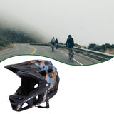 Maxbell Full Face Bike Helmet Equipment Supplies Portable Bicycle Helmet for Cycling Dark Blue