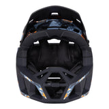 Maxbell Full Face Bike Helmet Equipment Supplies Portable Bicycle Helmet for Cycling Dark Blue
