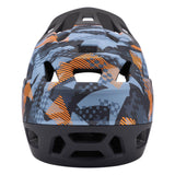 Maxbell Full Face Bike Helmet Equipment Supplies Portable Bicycle Helmet for Cycling Dark Blue