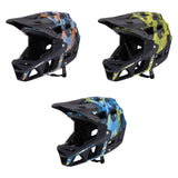Maxbell Full Face Bike Helmet Equipment Supplies Portable Bicycle Helmet for Cycling Dark Blue