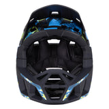 Maxbell Full Face Bike Helmet Equipment Supplies Portable Bicycle Helmet for Cycling Blue