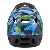 Maxbell Full Face Bike Helmet Equipment Supplies Portable Bicycle Helmet for Cycling Blue