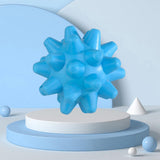 Maxbell Spiky Massage Ball for Feet Portable Spiked Massage for Legs Hands Blue