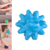 Maxbell Spiky Massage Ball for Feet Portable Spiked Massage for Legs Hands Blue