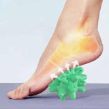 Maxbell Spiky Massage Ball for Feet Portable Spiked Massage for Legs Hands Green