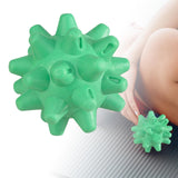 Maxbell Spiky Massage Ball for Feet Portable Spiked Massage for Legs Hands Green