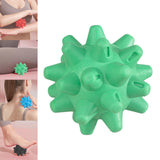 Maxbell Spiky Massage Ball for Feet Portable Spiked Massage for Legs Hands Green