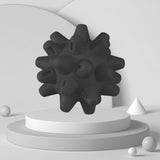 Maxbell Spiky Massage Ball for Feet Portable Spiked Massage for Legs Hands Black