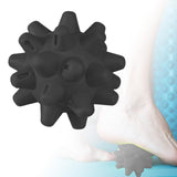 Maxbell Spiky Massage Ball for Feet Portable Spiked Massage for Legs Hands Black
