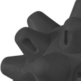 Maxbell Spiky Massage Ball for Feet Portable Spiked Massage for Legs Hands Black