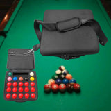 Maxbell Billiard Ball Carrying Case Snooker Equipment with Adjustable Shoulder Strap