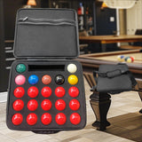 Maxbell Billiard Ball Carrying Case Snooker Equipment with Adjustable Shoulder Strap