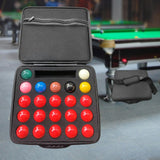 Maxbell Billiard Ball Carrying Case Snooker Equipment with Adjustable Shoulder Strap