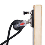 Maxbell Cable Pulley Wheel Single Swivel Block for Sailing Vessels Fitness Equipment Black