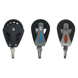 Maxbell Cable Pulley Wheel Single Swivel Block for Sailing Vessels Fitness Equipment Black