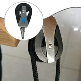 Maxbell Cable Pulley Wheel Single Swivel Block for Sailing Vessels Fitness Equipment Blue