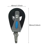 Maxbell Cable Pulley Wheel Single Swivel Block for Sailing Vessels Fitness Equipment Blue