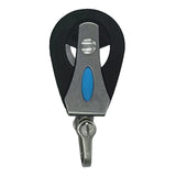Maxbell Cable Pulley Wheel Single Swivel Block for Sailing Vessels Fitness Equipment Blue