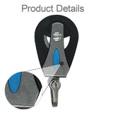 Maxbell Cable Pulley Wheel Single Swivel Block for Sailing Vessels Fitness Equipment Blue