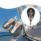 Maxbell Cable Pulley Wheel Single Swivel Block for Sailing Vessels Fitness Equipment Red